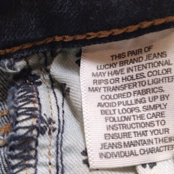Lucky Brand Lolita Jeans EST 1999 Color: Blue Size: 4/27 - Picture 15 of 17